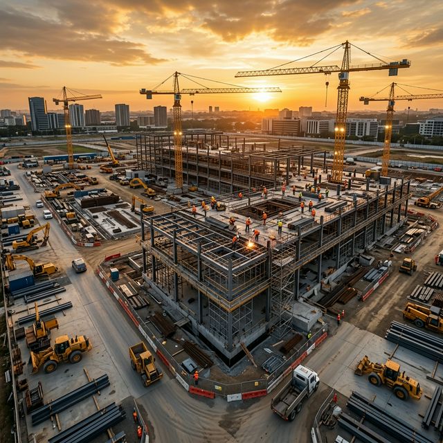 Construction worksite